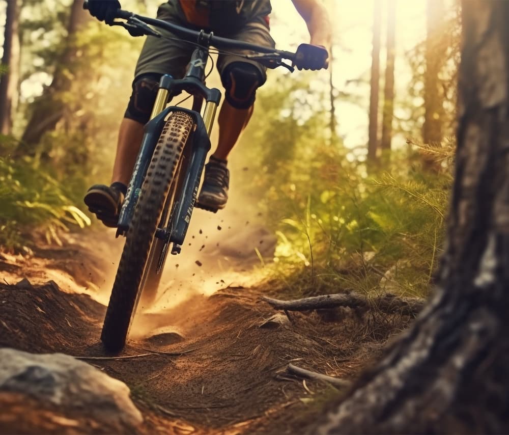 Mountain Biker Local Trail Mountain Biker Local Trail